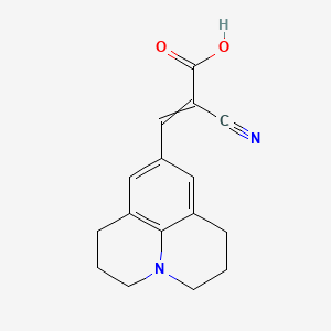 3-(1-azatricyclo[7.3.1.05,13]trideca-5,7,9(13)-trien-7-yl)-2-cyanoprop-2-enoic acid