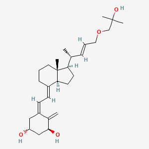 molecular formula C28H44O4 B1243104 22-Ene-25-oxavitamin D 