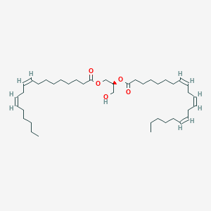 [(2S)-1-hydroxy-3-[(9Z,12Z)-octadeca-9,12-dienoyl]oxypropan-2-yl] (8Z,11Z,14Z)-icosa-8,11,14-trienoate