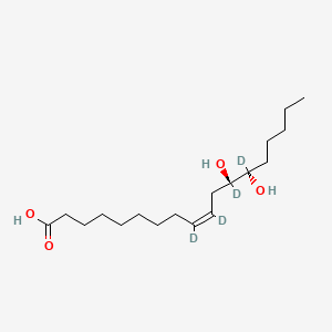 (Z,12S,13R)-9,10,12,13-tetradeuterio-12,13-dihydroxyoctadec-9-enoic acid