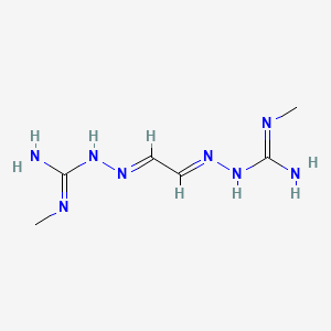 2,2'-(1,2-Ethanediylidene)bis(N-methylhydrazinecarboximidamide)