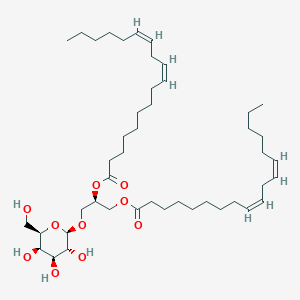 [(2R)-2-[(9Z,12Z)-octadeca-9,12-dienoyl]oxy-3-[(2R,3R,4S,5R,6R)-3,4,5-trihydroxy-6-(hydroxymethyl)oxan-2-yl]oxypropyl] (9Z,12Z)-octadeca-9,12-dienoate