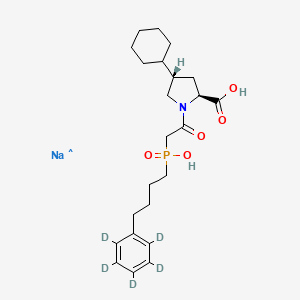 Fosinoprilat-d5 (sodium salt)