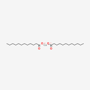 molecular formula C24H46CaO4 B1243125 月桂酸钙 CAS No. 4696-56-4