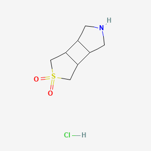 4lambda6-Thia-9-azatricyclo[5.3.0.0,2,6]decane-4,4-dione hydrochloride