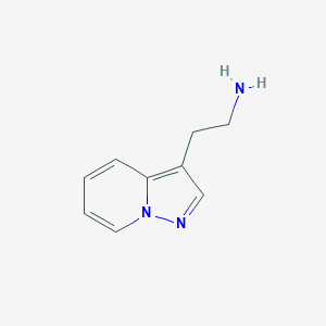 molecular formula C9H11N3 B12431327 2-(Pyrazolo[1,5-a]pyridin-3-yl)ethanamine CAS No. 118055-04-2