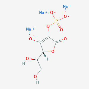 trisodium;[(2R)-2-[(1S)-1,2-dihydroxyethyl]-3-oxido-5-oxo-2H-furan-4-yl] phosphate