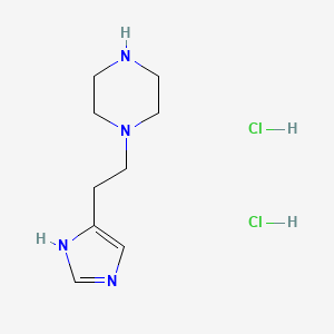 molecular formula C9H18Cl2N4 B12431401 1-[2-(1H-Imidazol-4-yl)ethyl]piperazine dihydrochloride 