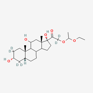 Tetrahydrocortisol 21-O-(1-ethoxy ethyl) ether-d6