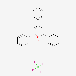 molecular formula C23H17BF4O B1243144 2,4,6-三苯吡咯硼四氟化物 CAS No. 448-61-3