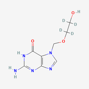 N7-[(2-Hydroxyethoxy)methyl)guanine-d4