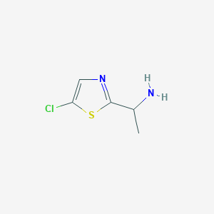 1-(5-Chloro-1,3-thiazol-2-yl)ethan-1-amine