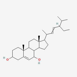 (3beta,7alpha,22E)-Stigmasta-5,22-diene-3,7-diol