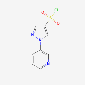 1-(pyridin-3-yl)-1H-pyrazole-4-sulfonyl chloride