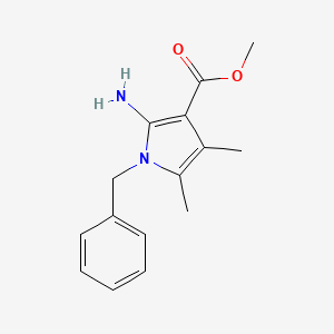 Methyl 2-amino-1-benzyl-4,5-dimethyl-1H-pyrrole-3-carboxylate