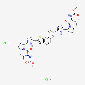 molecular formula C40H50Cl2N8O6S B12431604 HCV-IN-7 (hydrochloride) 