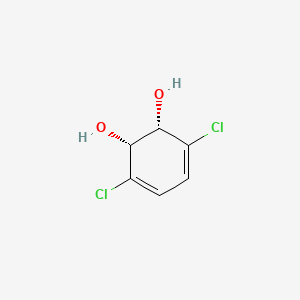 molecular formula C6H6Cl2O2 B1243181 3,6-Dichloro-cis-cyclohexa-3,5-diene-1,2-diol 