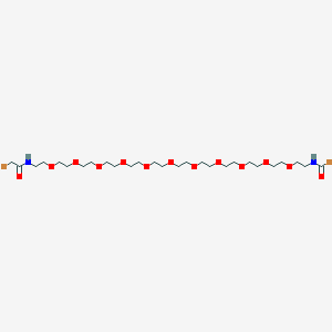 N-[2-[2-[2-[2-[2-[2-[2-[2-[2-[2-[2-[2-[(2-bromoacetyl)amino]ethoxy]ethoxy]ethoxy]ethoxy]ethoxy]ethoxy]ethoxy]ethoxy]ethoxy]ethoxy]ethoxy]ethyl]carbamoyl bromide