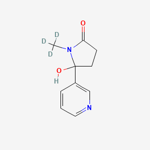 N-Methyl-gamma-oxo-3-pyridinebutanamide-d3