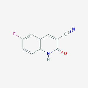 6-Fluoro-2-oxo-1,2-dihydroquinoline-3-carbonitrile