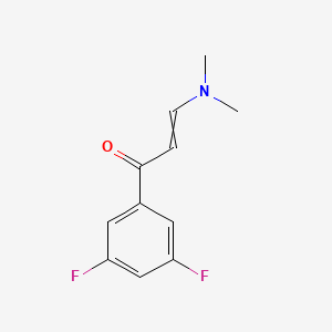 1-(3,5-difluorophenyl)-3-(dimethylamino)prop-2-en-1-one