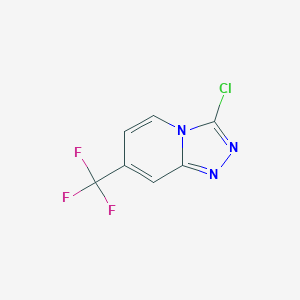 3-Chloro-7-(trifluoromethyl)-[1,2,4]triazolo[4,3-A]pyridine