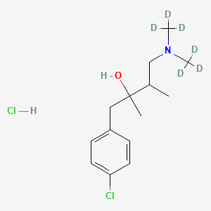 molecular formula C14H23Cl2NO B12431955 Clobutinol Hydrochloride-d6 