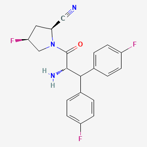 molecular formula C20H18F3N3O B1243202 Denagliptin CAS No. 483369-58-0