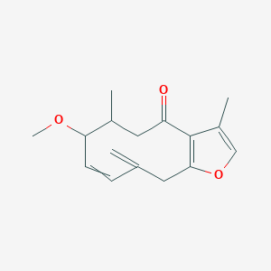 (1e)-3-Methoxy-8,12-epoxygermacra-1,7,10,11-tetraen-6-one