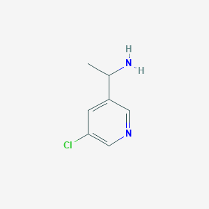 1-(5-Chloro-3-pyridyl)ethanamine