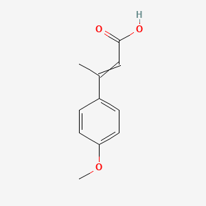 3-(4-methoxyphenyl)but-2-enoic acid