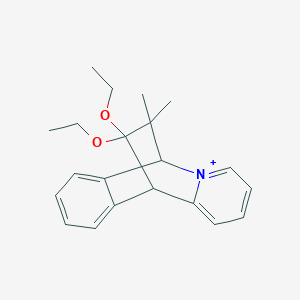 16,16-Diethoxy-15,15-dimethyl-2-azoniatetracyclo[6.6.2.02,7.09,14]hexadeca-2,4,6,9,11,13-hexaene