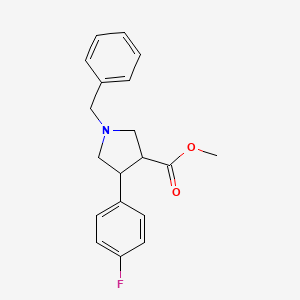 Methyl 1-benzyl-4-(4-fluorophenyl)pyrrolidine-3-carboxylate