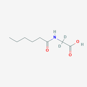 Hexanoylglycine-d2