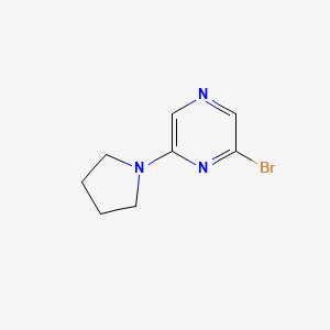 2-Bromo-6-(pyrrolidin-1-YL)pyrazine