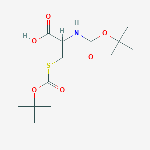 2-Tert-butoxycarbonylamino-3-tert-butoxycarbonylsulfanyl-propionic acid