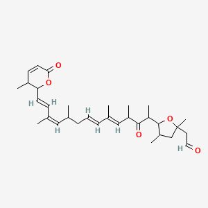 molecular formula C32H46O5 B1243235 Leptofuranin C 