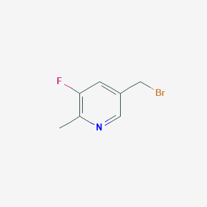 5-(Bromomethyl)-3-fluoro-2-methylpyridine