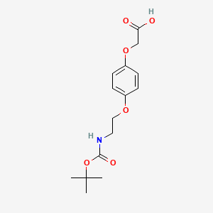 Boc-NH-PEG1-Ph-O-CH2COOH