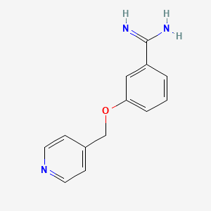 3-(Pyridin-4-ylmethoxy)benzene-1-carboximidamide