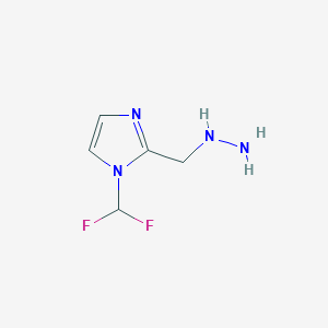 1-(difluoromethyl)-2-(hydrazinomethyl)-1H-imidazole