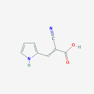 2-cyano-3-(1H-pyrrol-2-yl)prop-2-enoic acid