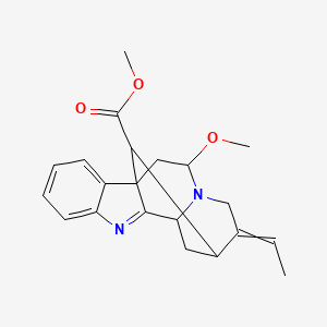 Methyl 13-ethylidene-16-methoxy-8,15-diazapentacyclo[10.5.1.01,9.02,7.010,15]octadeca-2,4,6,8-tetraene-18-carboxylate