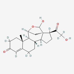 molecular formula C21H28O5 B12432465 Aldosterone-d8 