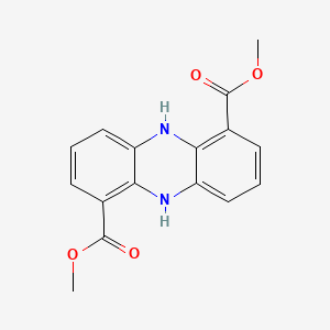 molecular formula C16H14N2O4 B1243254 5,10-二氢-1,6-吩嗪二甲酸二甲酯 CAS No. 193421-85-1