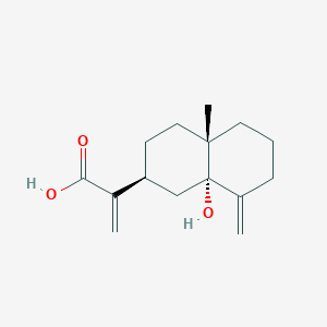 2-[(2S,4aS,8aS)-8a-hydroxy-4a-methyl-8-methylidene-2,3,4,5,6,7-hexahydro-1H-naphthalen-2-yl]prop-2-enoic acid