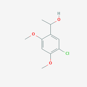 1-(5-Chloro-2,4-dimethoxyphenyl)ethan-1-ol