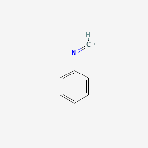 Benzenaminium, N-methylidyne-