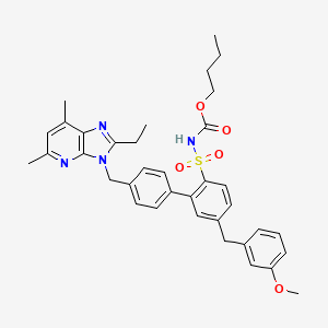 molecular formula C36H40N4O5S B1243271 Unii-ZF8TN281W9 