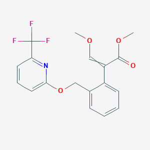 Methyl 3-methoxy-2-[2-[[6-(trifluoromethyl)pyridin-2-yl]oxymethyl]phenyl]prop-2-enoate